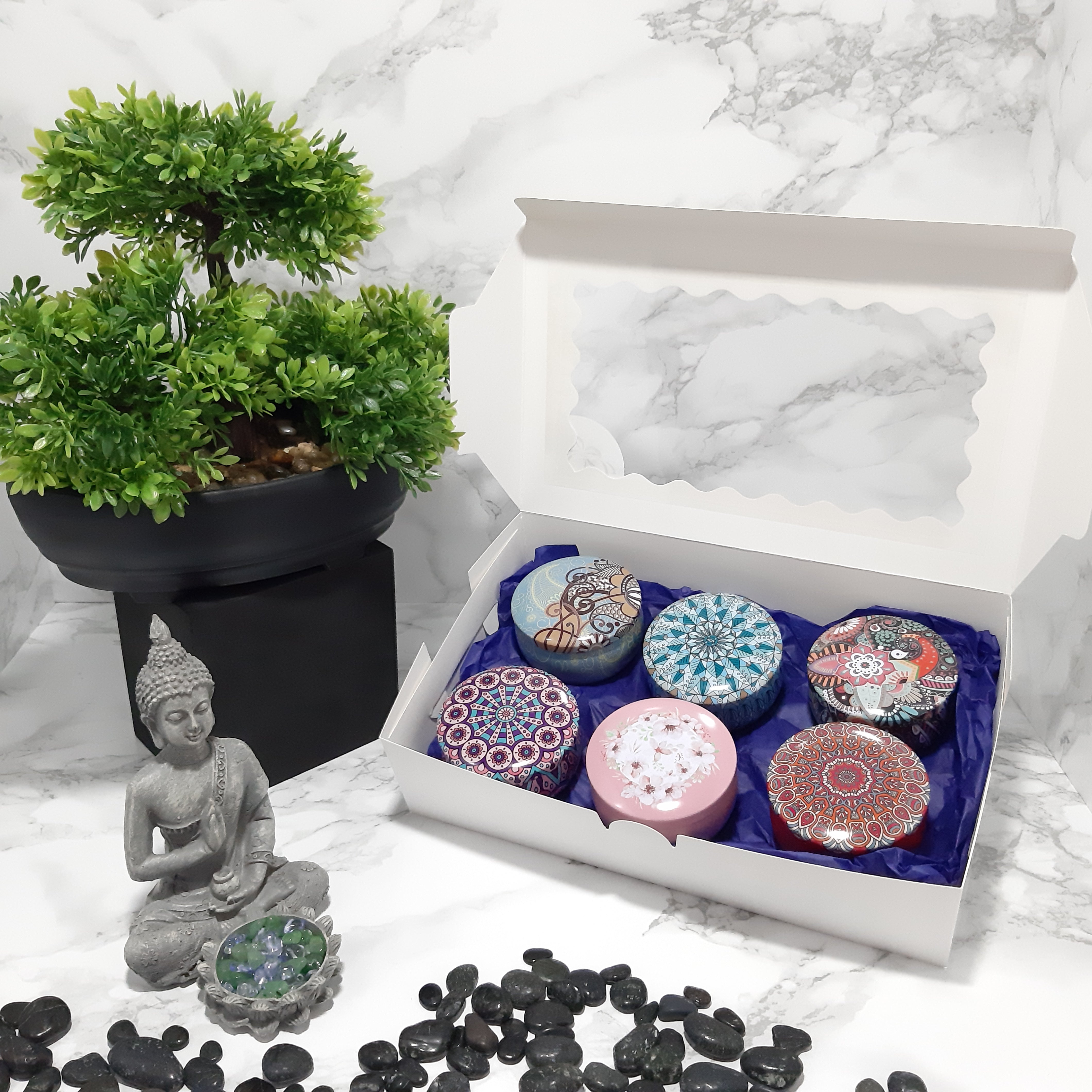 Mandala Candle Gift Set