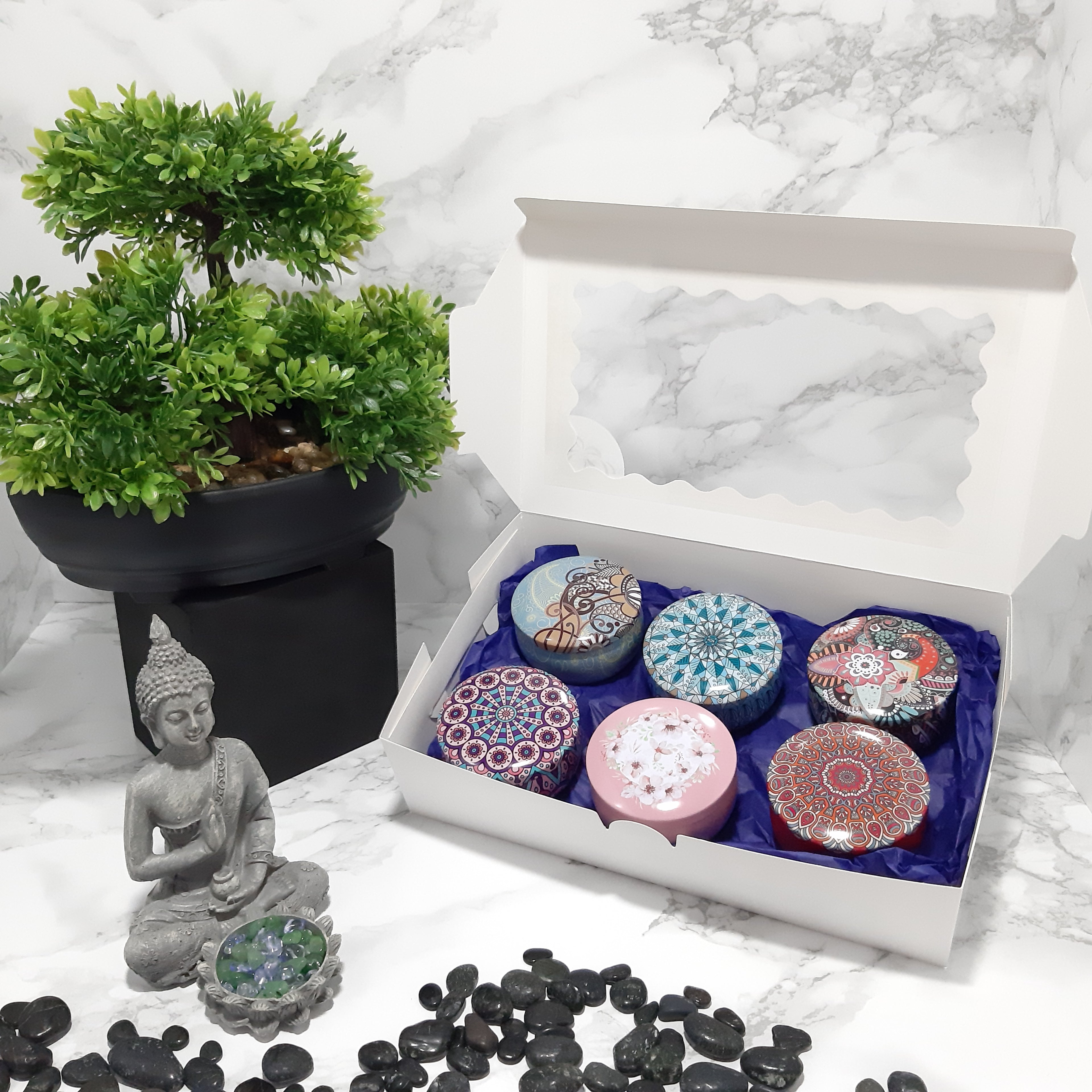 Mandala Candle Gift Set