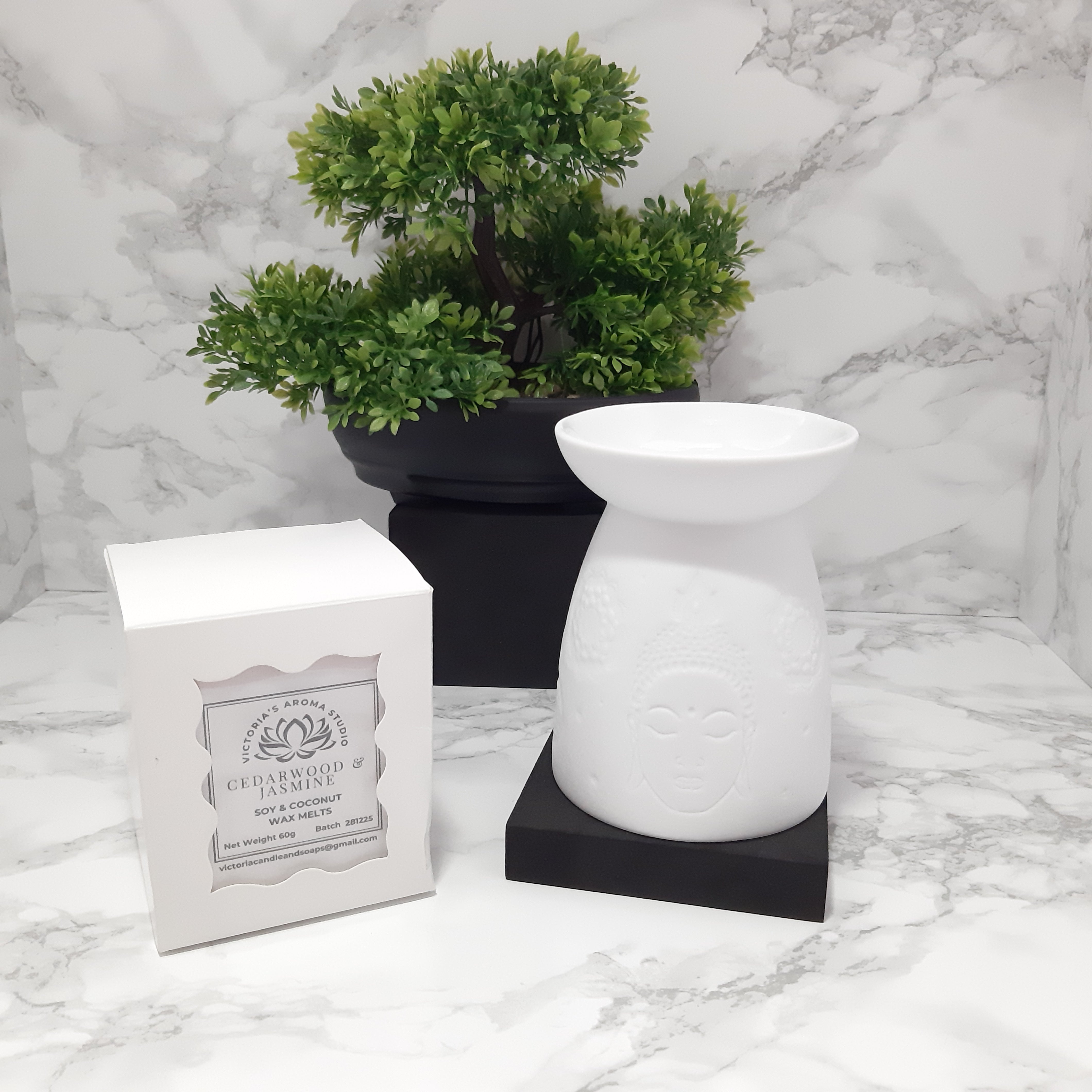 Buddha Wax Warmer & Clamshell Gift Set