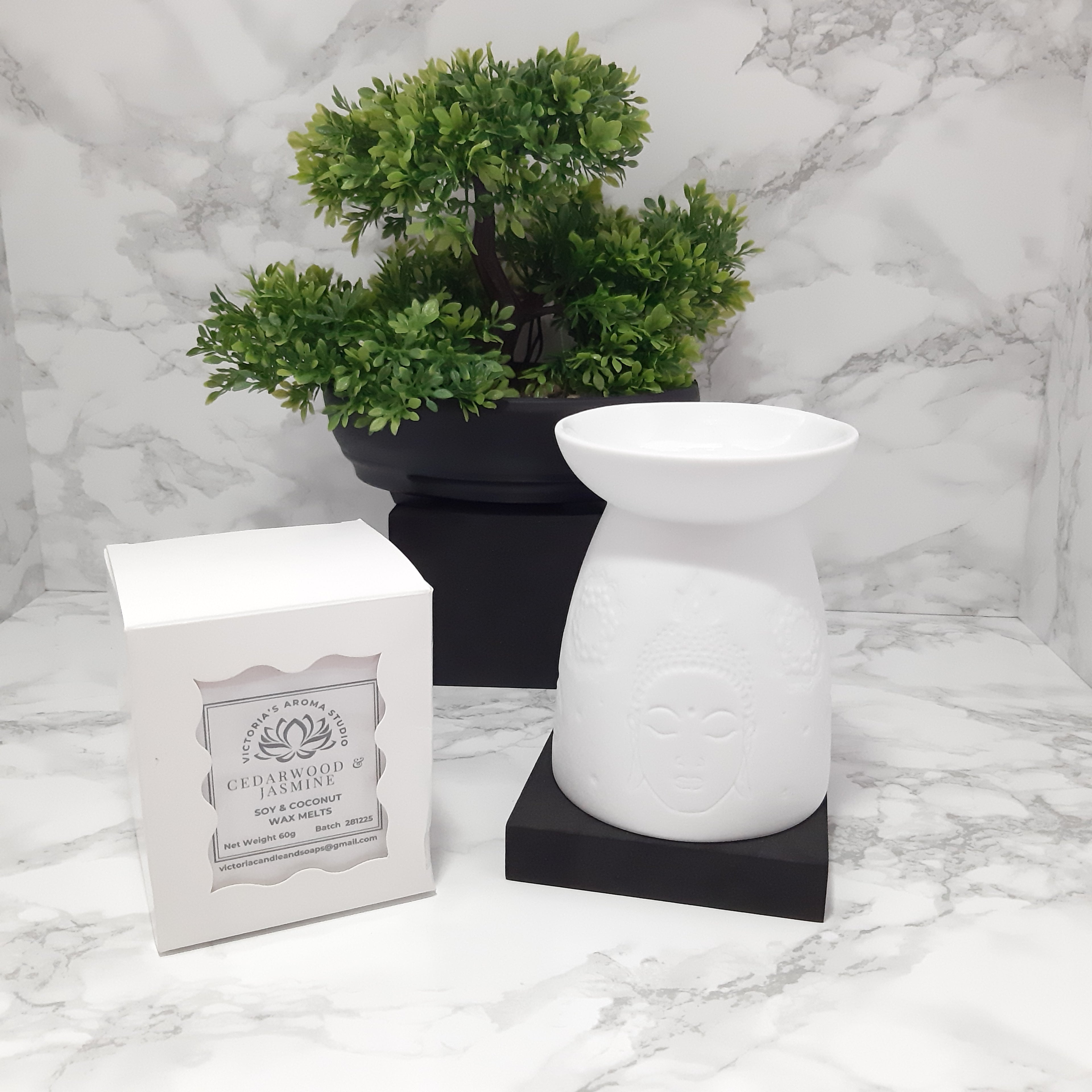 Buddha Wax Warmer & Clamshell Gift Set